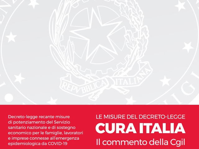 cura italia commento