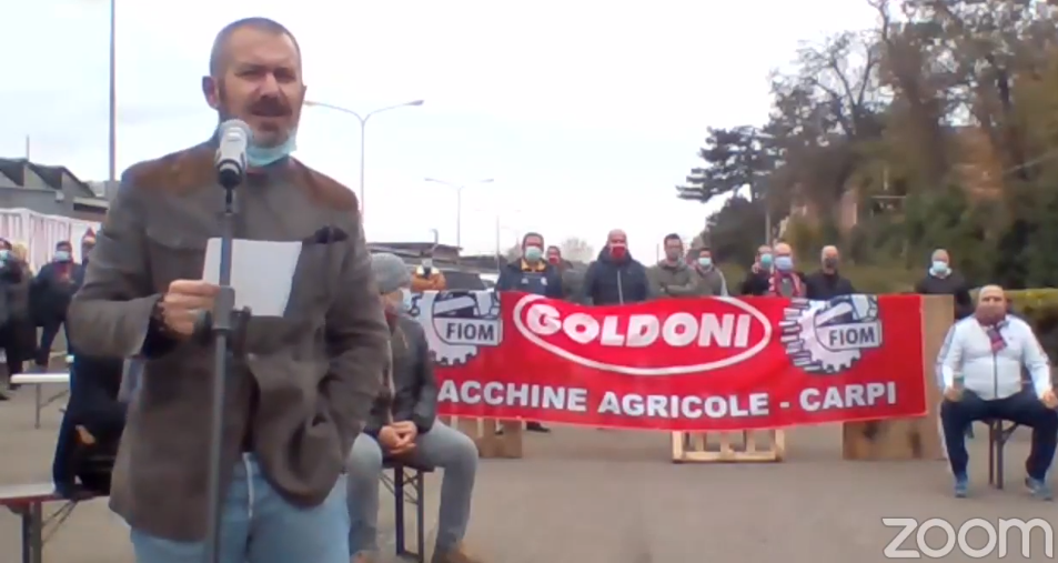 lodi sciopero metalmeccanici 5 novembre 2020