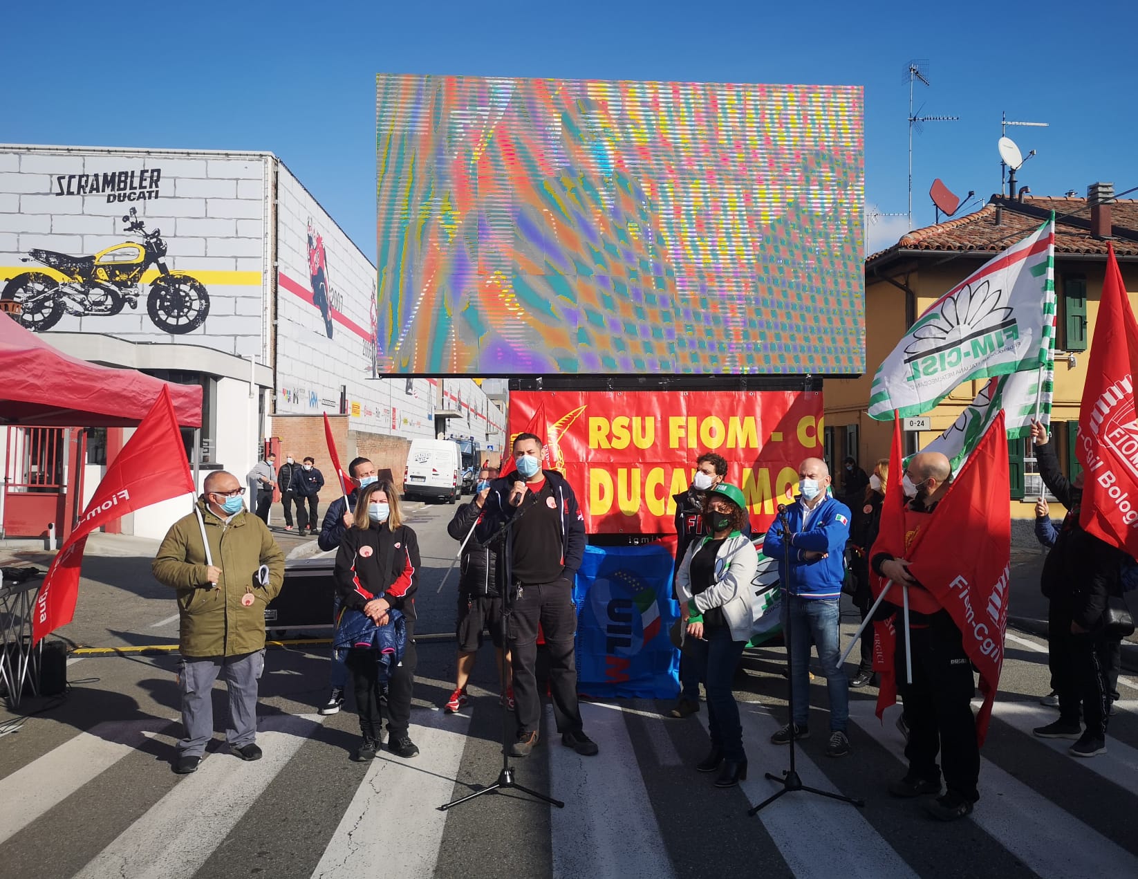 presidio fiom ducati 5 novembre 2020
